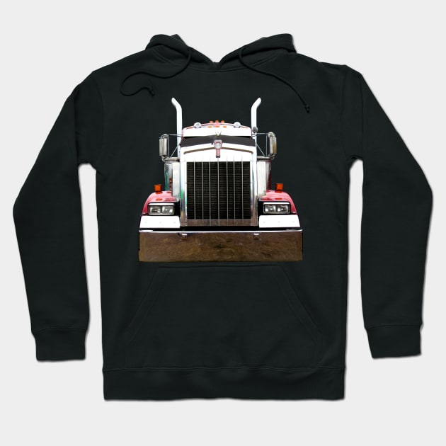 Kenworth 1990s classic truck high contrast Hoodie by soitwouldseem